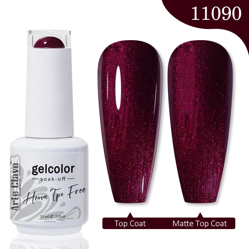 Arte Clavo Hema Free TPO Free Nail Gel Polish Nail Supplies Vernis Semi Permanent Nail Art Manicure Soak Off UV Gel Nail Varnish