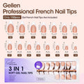 GELLEN Press on Nails for Women 150PCS Almond Shaped False Nails Medium Length Soft Gel Tips Natural Looking Nail Art