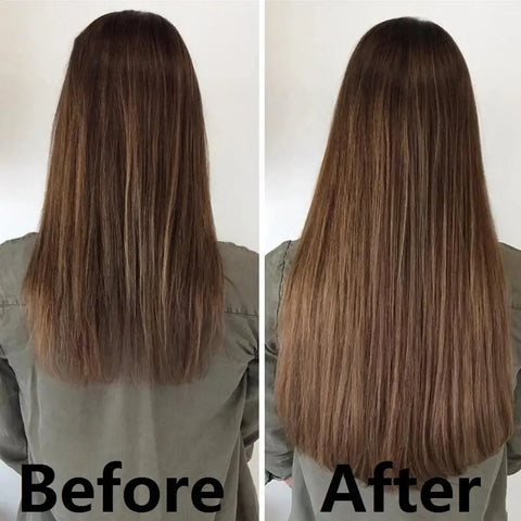 WIGSIN Synthetic 6pcs/set Long Straight Clip-in Hair Extension Invisible Seamless Extension Black Brown Hairpiece for Women