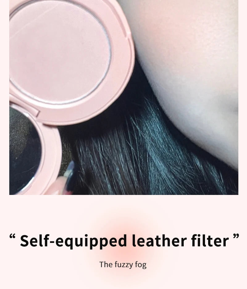 HerorangeHR402 Serbuk Serbuk Monokrom Kalis Air Panjang Tahan Lama Plat Peach Orange Kabus Lembut Lembut Matte Semulajadi Blush