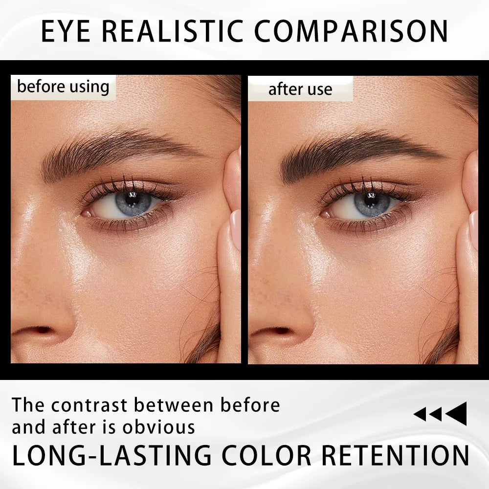 Eyelash Eyebrow Tint Kit Professional Eye Lash Brow Dye Waterproof Long Lasting Eyes Makeup Tools Black Brown Dye Eyebrow Gel
