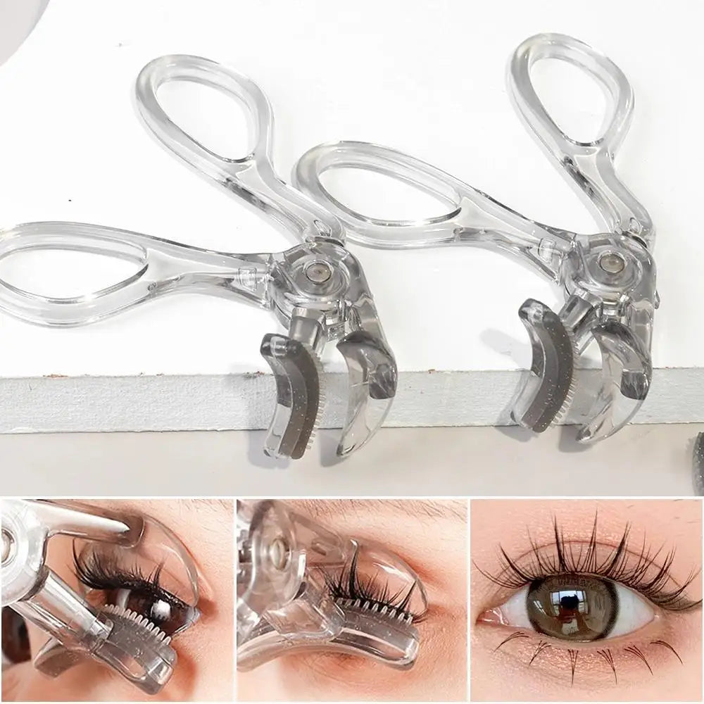 1pc Eyelash Curler with Comb Wide Clip Eyelashes Curler Portable Shaping and Lasting Curling Eyelash Clip Tools Natural Curl