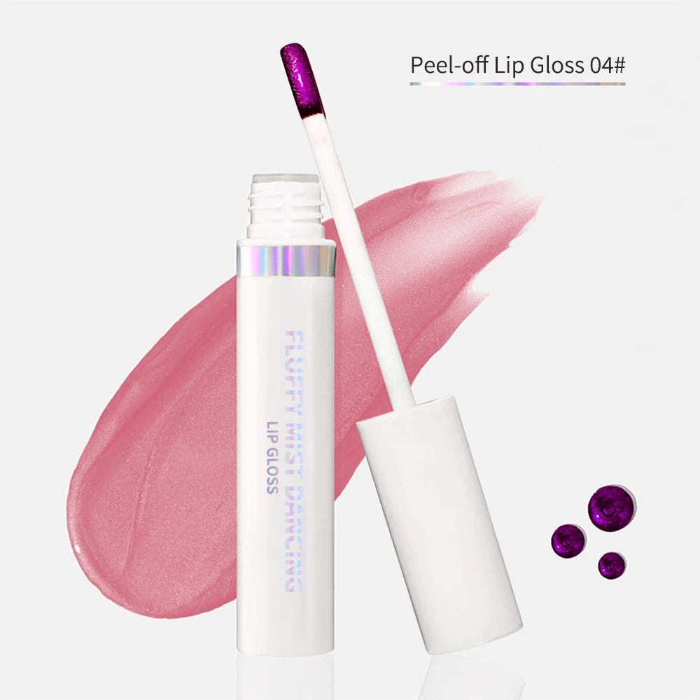JUJU DREAM Peel-Off Lip Gloss - Long-Lasting Waterproof Lip Stain Masque Bright Vitality Smooth Texture Lip Gloss