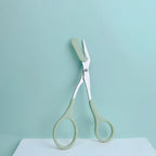Eyebrow Razor Scissor  Stainless Steel Safe Anti-scratch Trimmer for Beginners Crescent Sharp Beauty Tool Multi-color