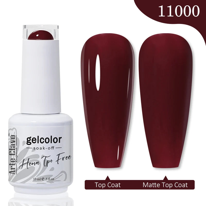 Arte Clavo Hema Free TPO Free Nail Gel Polish Nail Supplies Vernis Semi Permanent Nail Art Manicure Soak Off UV Gel Nail Varnish