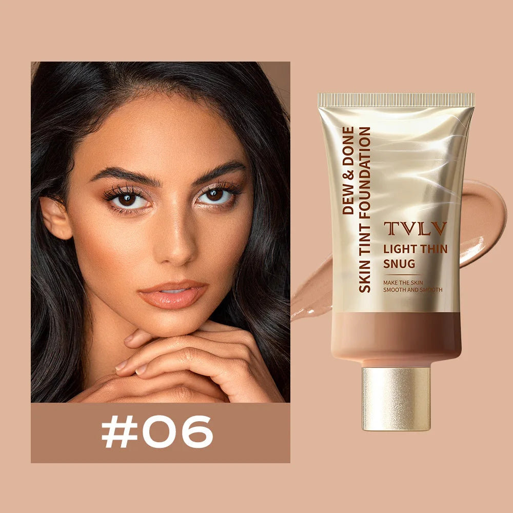 No-Makeup Cream, Tinted Moisturizer, Natural Long-Lasting Moisturizing and Brightening Concealer, Brightening Fake-No-Makeup Liquid Foundation