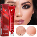 FV Red Upgrade Foundation Oil-control Waterproof Hydrating Makeup Base Cream Precious Luxury Herbal Extracts Concealer