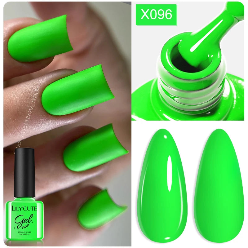 LILYCUTE Nude Crystal Rubber Base Gel Nail Polish Natural Color Semi Permanent UV Gel Soak Off Self Leveling Nail Gel Varnishes