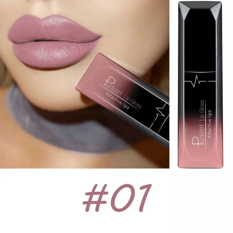 17 Colors Velvet Matte Liquid Lipstick, Waterproof Long Wear Lip Color, High Pigment Smooth Texture, Makeup for All Skin Types