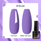 MEET ACROSS 7ml Red Blue Green Metallic Gel Nail Polish Super Bright Mirror Effect Semi Permanent LED UV Gel Nail Art Varnish