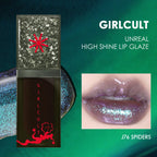 Girlcult Unreal High Shine Lip Glaze,Mirror-Like High Shine,Water-Light Lip Glaze,Party,3D Dimensional Shine,Lip-Plumping Effect
