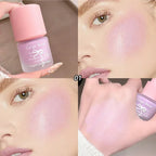Beauty Soft Light Pink Liquid Blush Lasting Natural Contouring Low Saturated Blusher Waterproof Facial Blush Rouge Korean Makeup