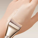 Arc-Fit Foundation Brush - Ergonomic Contour for Streak-Free Blending, Vegan Micro-Flex Bristles (Travel & Salon Use)