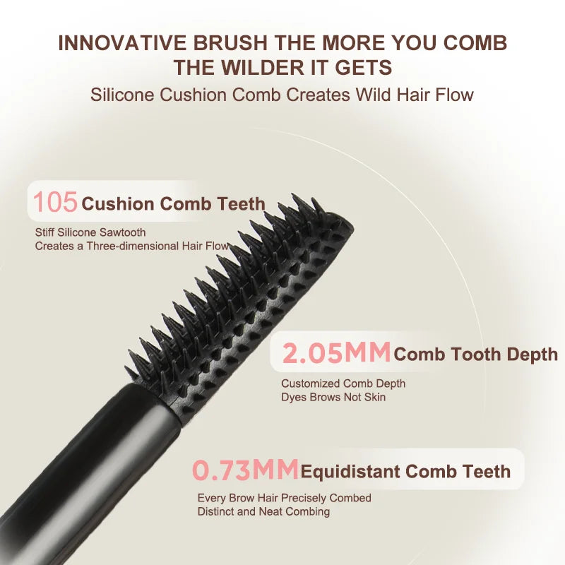 Judydoll 3D Tinted Brow Gel – Waterproof, Long-Lasting Color, Defined & Fluffy Brows