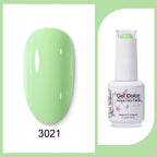 Clou Beaute 15ml Red Black White Green Neon Gel Nail Polish Base Top Coat Velvet Top 400 Colors Semi Permanent Gel Nail Varnish