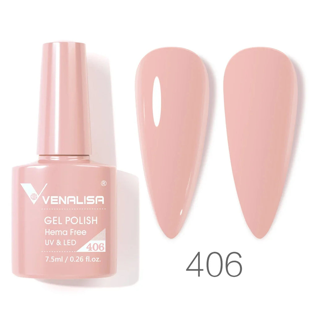Venalisa VIP4 Nail Gel Polish HEMA/TPO FREE Full Coverage Beautiful Semi Permanent Soak Off UV LED Gel Nail Polish Gel Lacquer