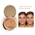 8 Color Long-Lasting Oil Control Matte Loose Face Powder - Invisible, -Matte Finishing Powder For Setting Foundation Makeup