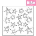 1PCS White French Manicure Strip Nails Sticker Stencil Guide French Nail Art Decals Form Fringe DIY Line Tips Decoration Tools