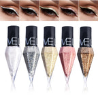 9-Color Diamond Shiny Eye Shadow Eyeliner Pen Pearl Light Color Fast Drying Waterproof Eyeliner Liquid