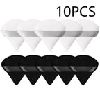 10PCS Puff Triangle Makeup Beauty Sponge Puff Triangle for Powder Makeup Blender Finger Puff Make Up Accessories Cosmetics PF03