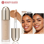BEAUTY GLAZED Full Coverage Liquid Concealer,Covers Under Eye Dark Circles & Blemishes,Long-Lasting Waterproof