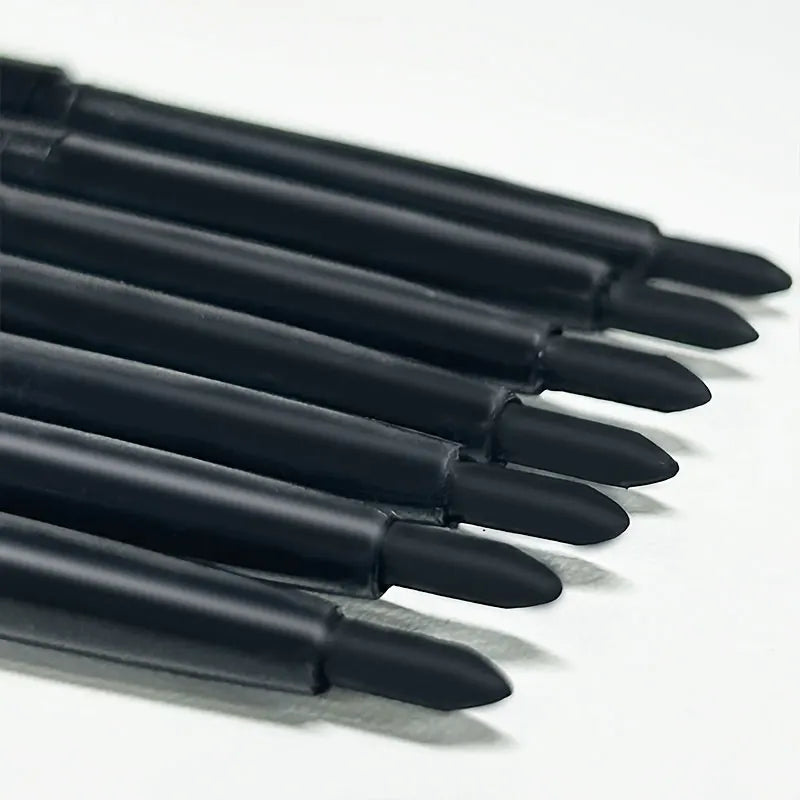 2pcs Waterproof & Sweat-Proof Black Eyeliner Pencils - Long-LastingSmudge-Proof for Bold Eye Makeup, Easy Glide Formula for Perf