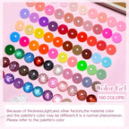 6pcs Nail Gel Polish Set Nude Pink Red UV/LED Nail Art Vernis Gel for Manicure Design All-Season Semi Permanent Quick Dry