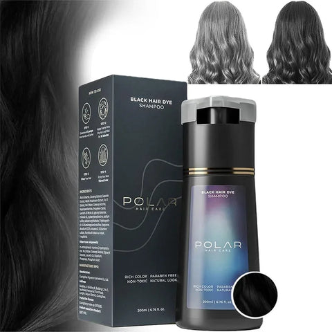 3-in-1 Hair Dye Shampoo  Quick Color Shampoo White Hair Quick Blackening Shampoo Oil Control Fluffy Shampoo Product Nourish Hair