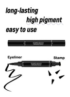 Colorful Eyeliner Stamp Triangle Dual-ended Liquid Eyeliner Waterproof Sweat-proof Quick Dry Eyeliner Makeup Seal Tool Cosmetics