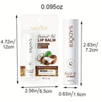 Coconut Lip Balm - Lasting Nourishment and Moisture for Men and Women - Daily Care Lip Balm