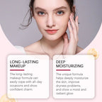 Peptide Bounce Balm Foundation Lasting Full Coverage Concealer Covers Spot Blemishes Brightening Oil Control Makeup Base Cream