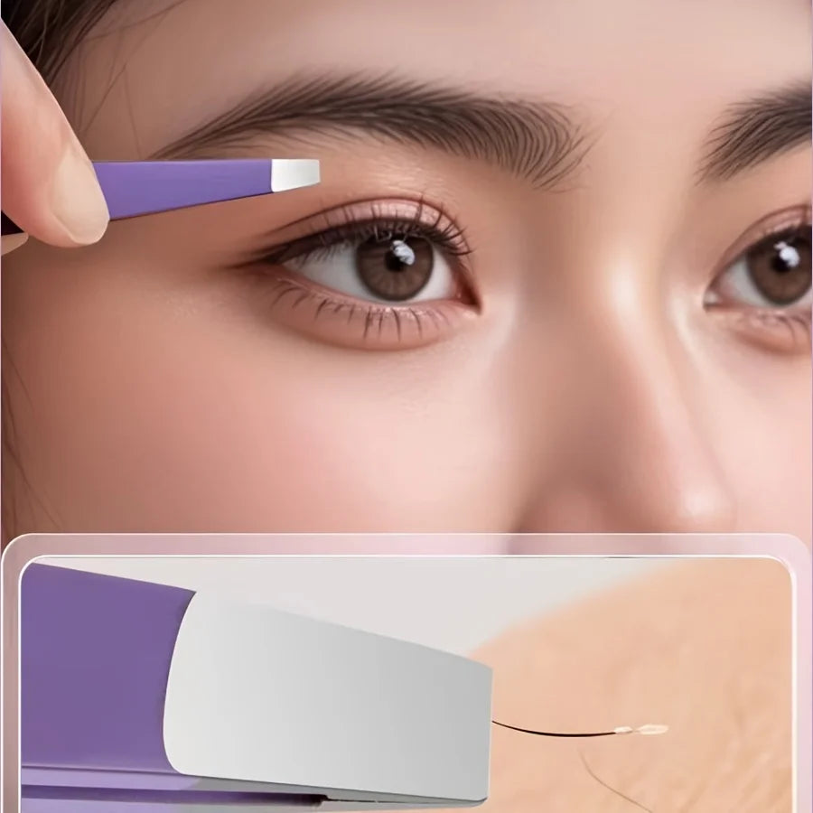 Professional Stainless Steel Tweezers Tips Eyelash Extension & Microblading Kit for Eyebrow Shaping Eyelash Grafting Tweezers