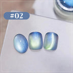 12ML 1-6PCS Popular Winter Internet Celebrity Hot-selling Northern Lights Cat Eye Magnet Gel Nail Polish Nail Art Nail Supplies