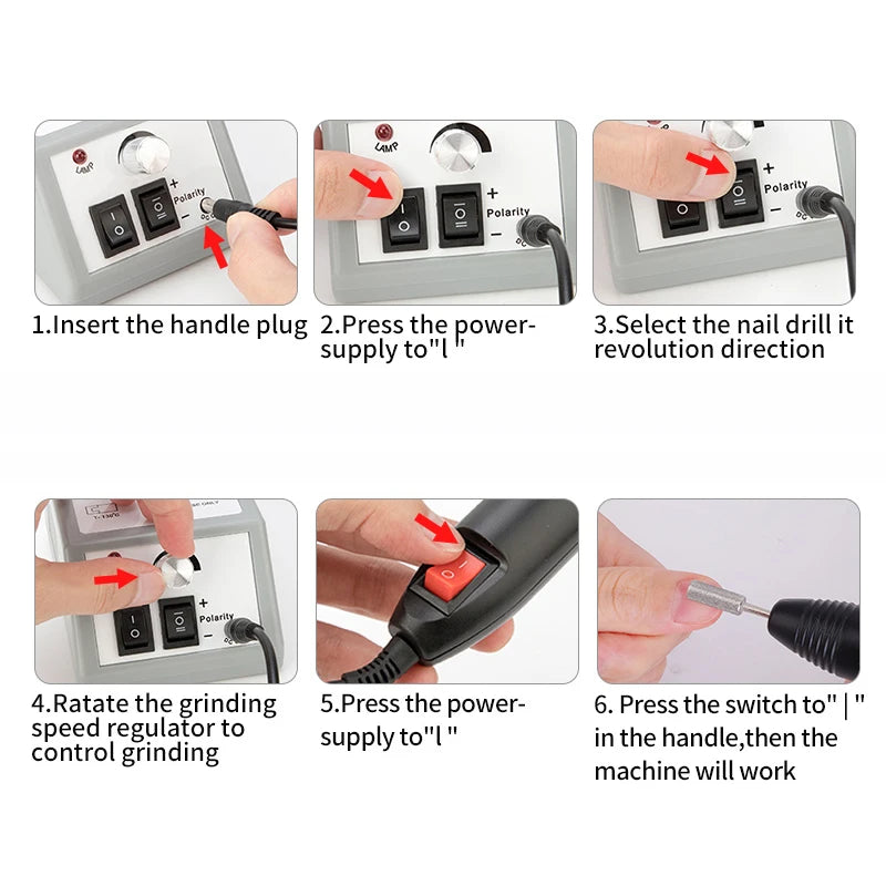 Nail Gel Kit With LED Nail Light Dryer Nail Drill Machine Poly Nail Extension Gel Varnish Kit Soak Off Polish Manicure Tools Kit