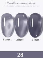 10ml 1-8pcs Milky White Quick Extension Gel Nail Polish Nude Construct Hard Semi Permanent Acrylic Extension Nail Art Varnish