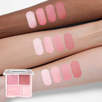Judydoll 2-in-1 Blush & Highlighter Palette-Blush Cream, Radiant Matte Highlighter, Versatile Palette, Gift for Friend, Date