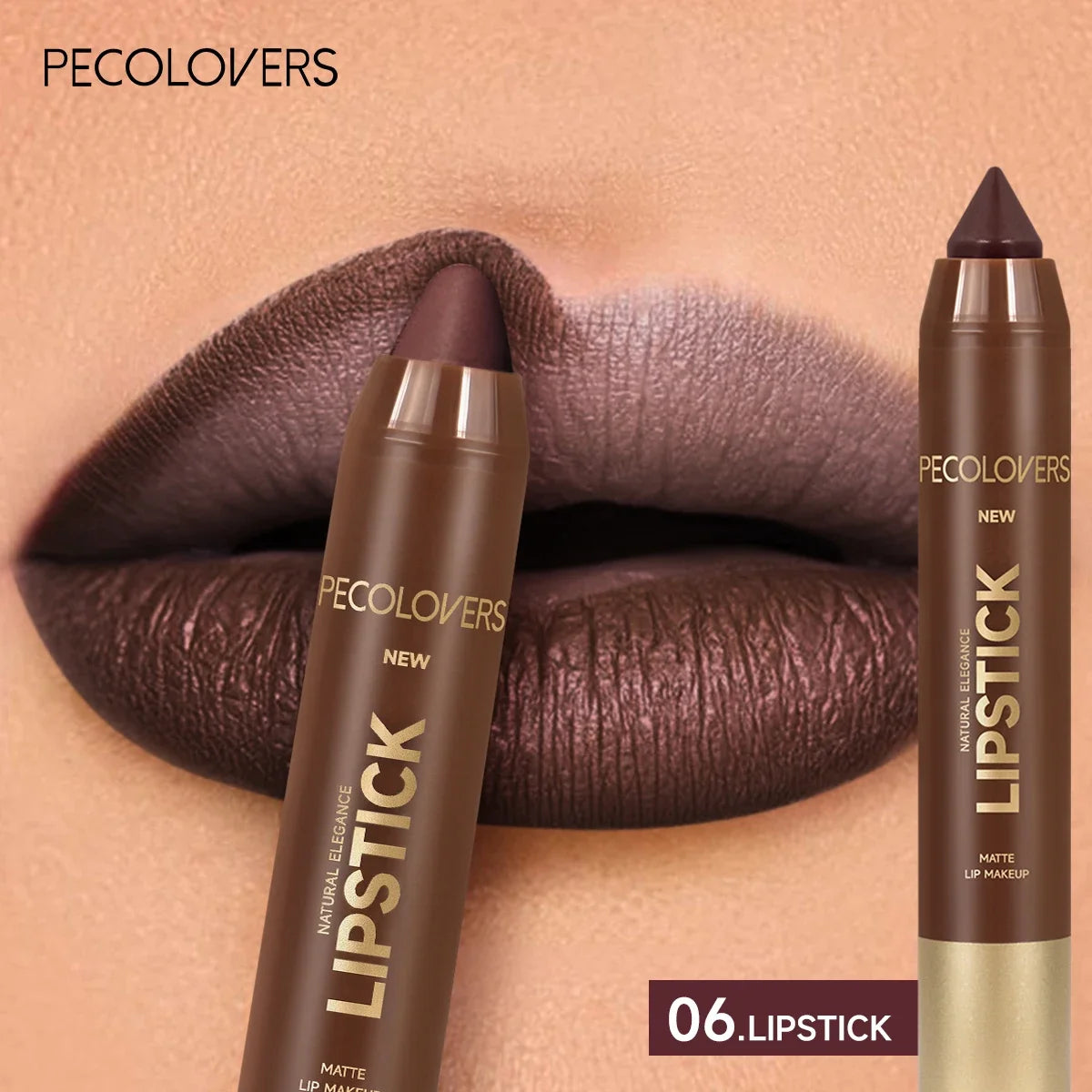 Matte Velvet Lipstick – Long-Lasting, Waterproof, Non-Stick & Transfer-Proof