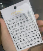 Press on Nails Tiger Symbol Nails Decals Design Fierce Wild Animal Leopard Decoration Manicure Stickers Nails Accessories Tools