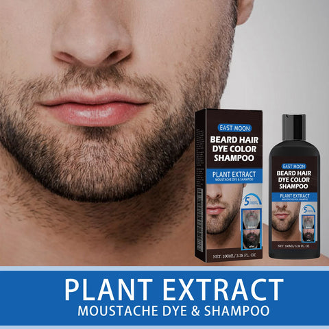 100ml Herbal Extract Fast Permanent Black Dye Grey Hair Shampoo Natural Black Beard Dye Shampoo For Men Hair Color Dye Cream