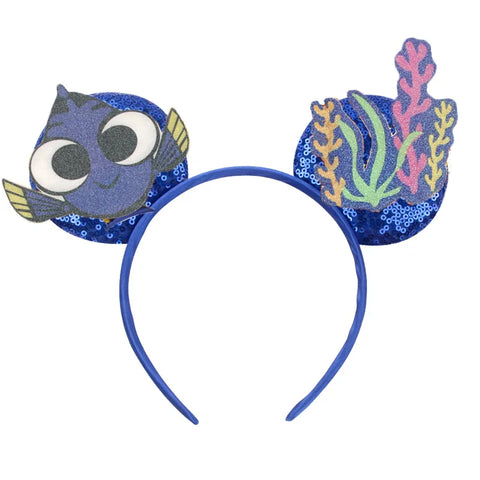 Boys Disney Mouse Ears Headbands Mickey Mouse Hairband With No Bow Party Festival Cosplay Christmas Birthdays Hair Accessories