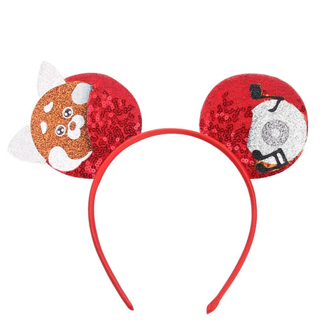 Boys Disney Mouse Ears Headbands Mickey Mouse Hairband With No Bow Party Festival Cosplay Christmas Birthdays Hair Accessories