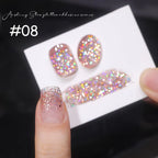 1-12pcs WS Carnival Party Broken Diamonds Nail Gel Polish Summer New Super Flash Quick Dry Long Lasting Nail Art Nail Supplies