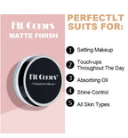 Fit Colors Concealer Smoothing Powder Waterproof, Sweat Resistant and Oil Resistant Makeup Powder Setting Powder