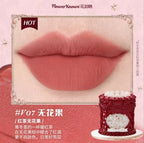 Flower Knows Strawberry Cupid Lipmud Cake Lipstick Velet Matte Lip Cream Soft Mist High CoverageMakeup Smooth Preventing Fading