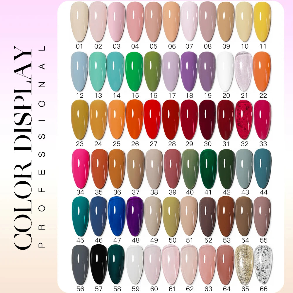 AS 6pcs Color Nail Gel Polish Kit Jelly Pink TPO FREE HEMA FREE Self Leveling Nude Natural Pink Nail Varnish Manicure Set
