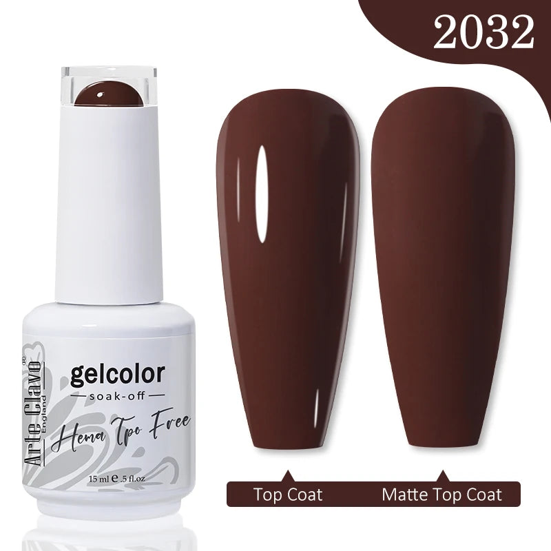 Arte Clavo Hema Free TPO Free Nail Gel Polish Nail Supplies Vernis Semi Permanent Nail Art Manicure Soak Off UV Gel Nail Varnish