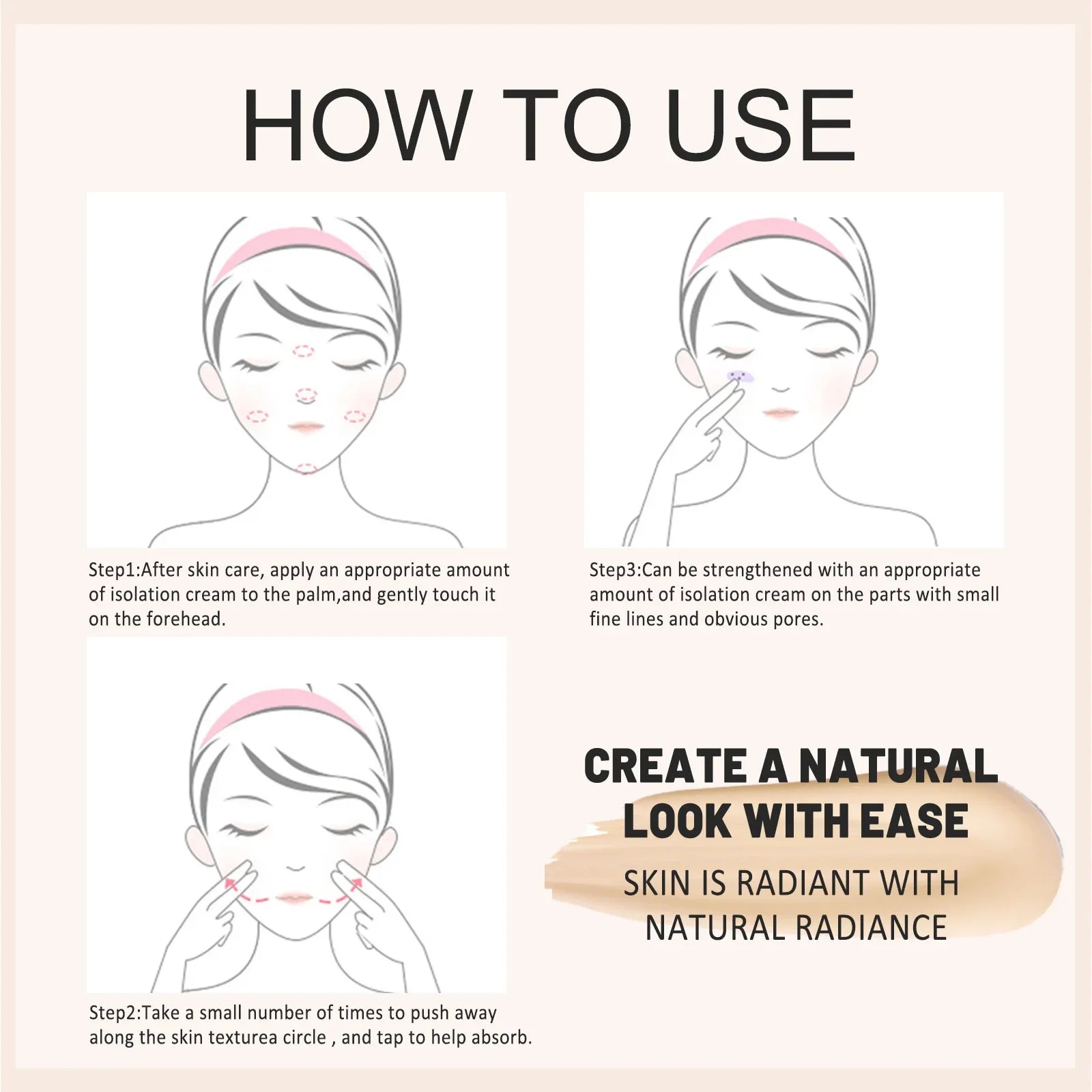 CC Cream Primer Makeup Base Moisturizing Skin Concealer Invisible Pore Matte Face Primer Soft Isolating Foundation Cosmetics