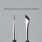 The Upgrade Blade Eyeliner Brush Ultra Thin Fine Angle Flat Eyebrow Brush Under The Eyes Place Precise Detail Brush