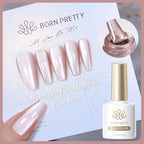BORN PRETTY 10ml Silver Water Light Cat Magnetic Gel Nail Polish Nail Supplies Vernis Semi Permanent Gel for Fall Winter Nails
