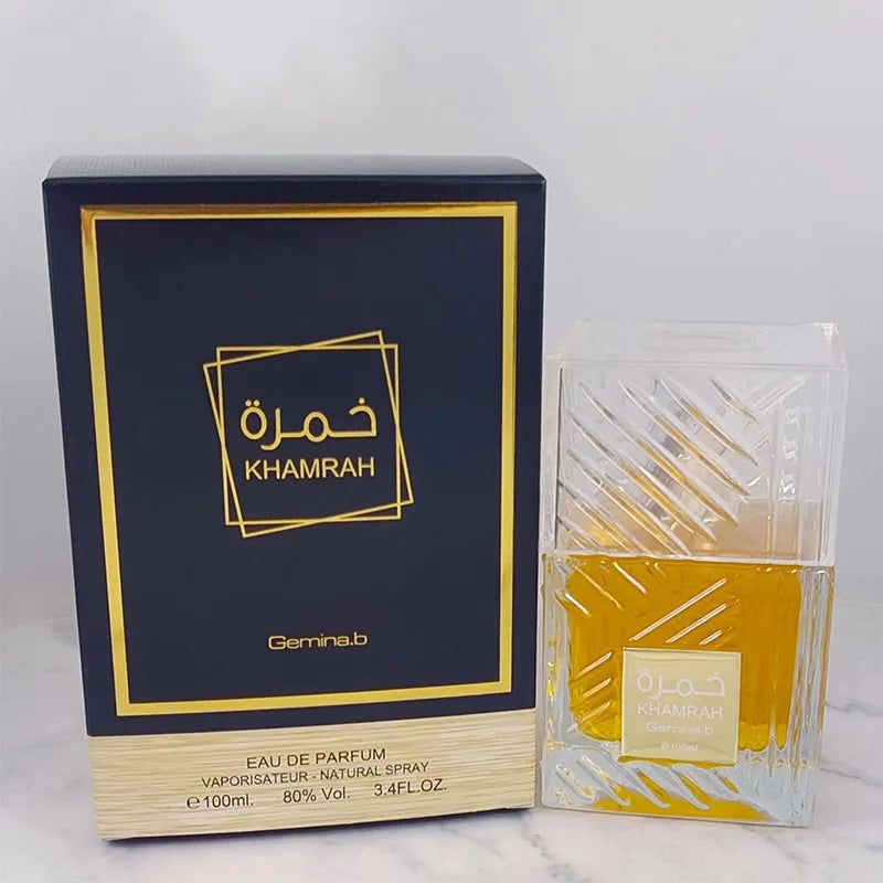 Arab Brand Leather Notes Perfume Unisex Fresh Romantic Fougere Scent Woody Notes Strong Pheromone Lasting Cologne Perfume Gift